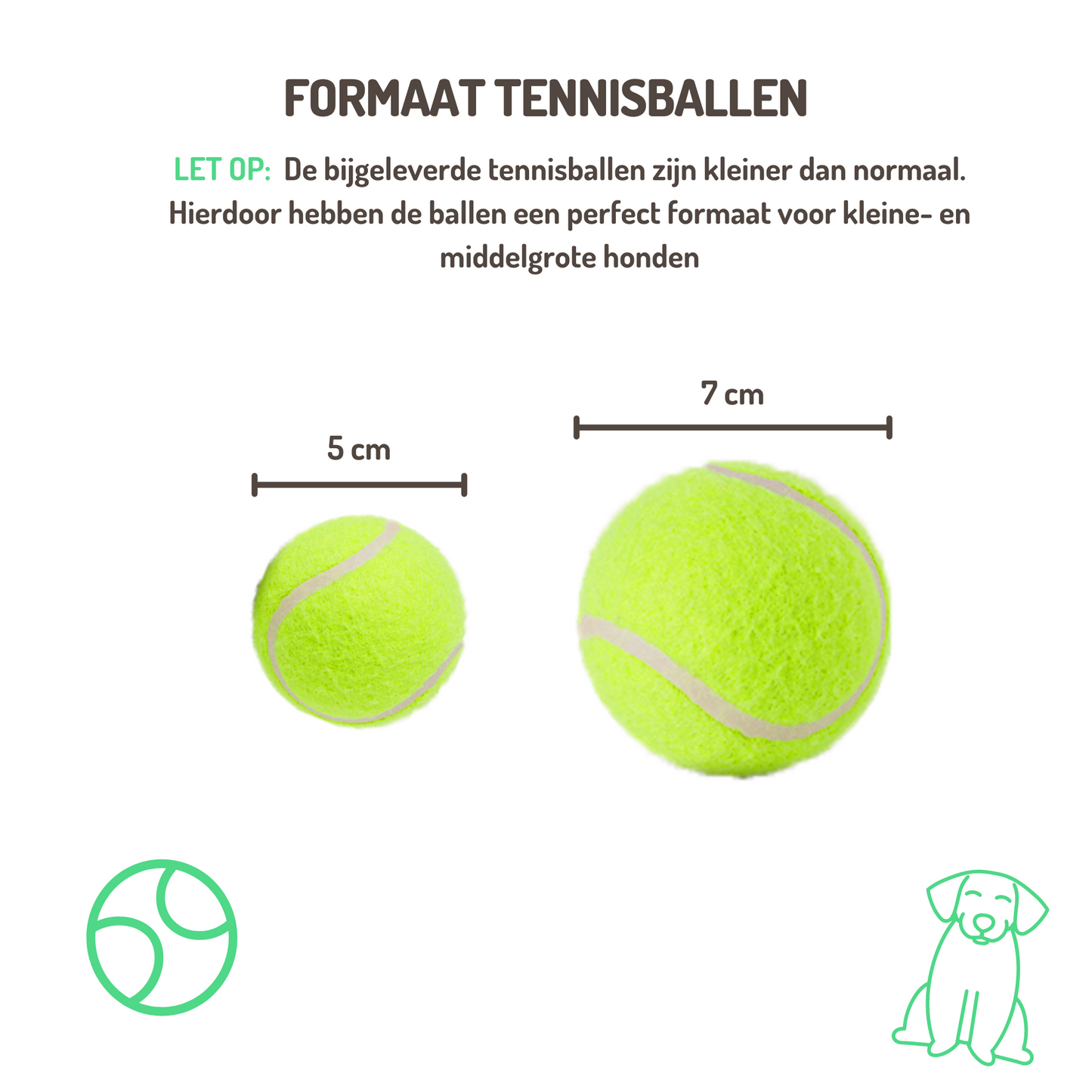 Honden Ballenwerper Kleine & Middel Grote Honden Groen